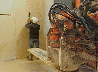 extraction de pierre
