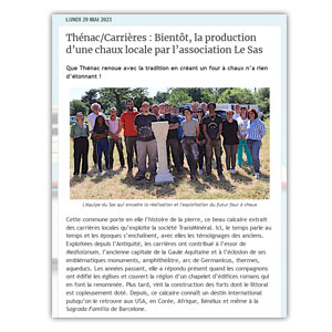 article chaux